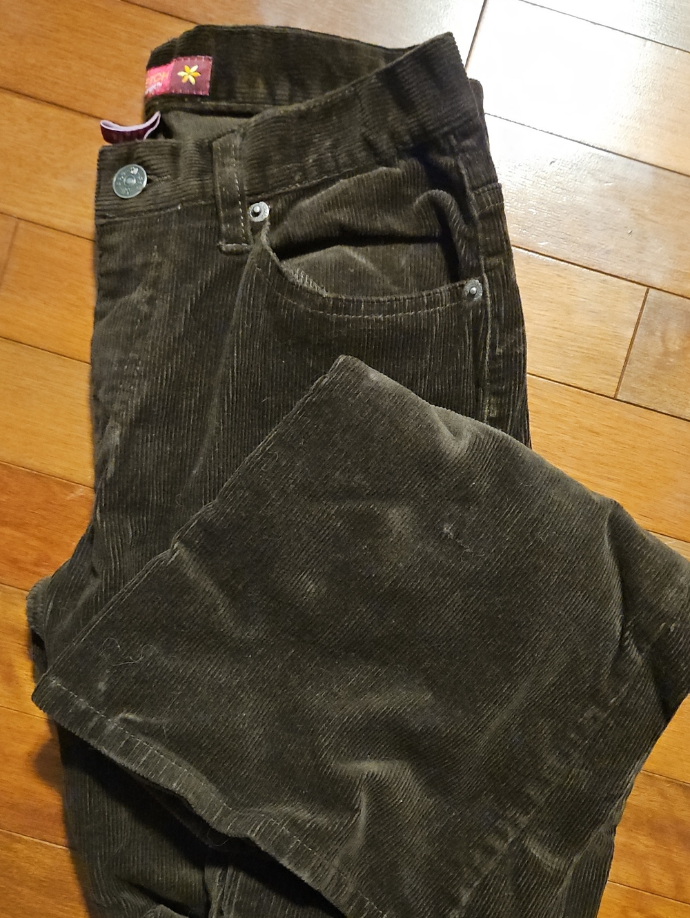 5FOR$30 Junior's Corduroy Pants in Dark Brown